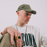 Baseball Cap With Carabiner Clip
