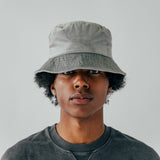 Kyng Velvet Bucket Hat In Grey