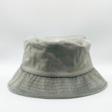 Kyng Velvet Bucket Hat In Grey