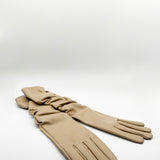 PU Leather Rouched Gloves