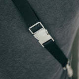 Maxim PU Leather Cross Body Bag In Black