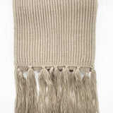 Knitted Scarf With Tassels