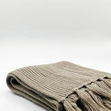 Knitted Scarf With Tassels