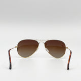 Classic Aviator Sunglasses with Metal Frames
