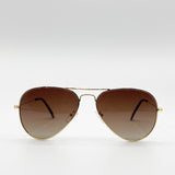 Classic Aviator Sunglasses with Metal Frames