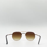 Double Bridge Metal Frame  Sunglasses