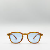 Classic Preppy Sunglasses With Coloured Lenses