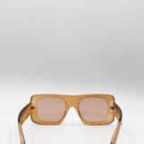 New 90's Shield Sunglasses in Orange