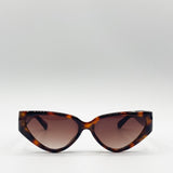 Tortoiseshell Retro Chunky Cat Eye Sunglasses