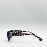 Black Chunky Retro Sunglasses