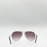 Classic Aviator Metal Frame Sunglasses