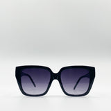 Oversized Plastic Frame Cateye Sunglasses