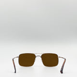 Navigator Retro Metal Frame Sunglasses