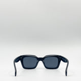 Plastic Oversized Frame Square Sunglasses