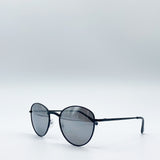 Classic Round Sunglasses with Mirror Lenses