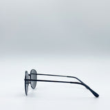 Classic Round Sunglasses with Mirror Lenses