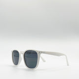 Classic Preppy Square Sunglasses With Key Hole Nosebridge