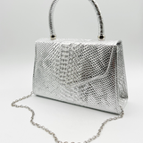 Faux Snakeskin Mini Bag