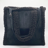 Tessa Corduroy Tote Bag With Borg Lining