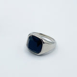 Signet Ring With Black Stone
