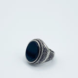 Signet Ring With Black Stone