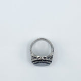 Signet Ring With Black Stone