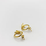 Earrings With Knot Detail