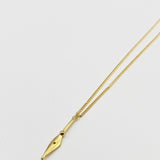 Dagger Pendant with Chain Necklace