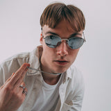 Round Metal Frame Sunglasses