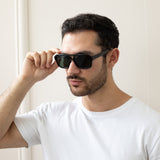 Navigator Retro Style Plastic Frame Sunglasses