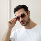 Classic Pilot Gold Aviator  Sunglasses