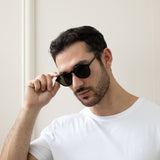 Classic Preppy Plastic Frame Sunglasses