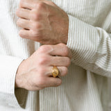 Embossed Signet Ring