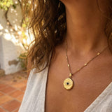 Black Eye Pendant Necklace