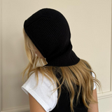 Knitted Balaclava with Snap Fastening - svnx