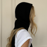 Knitted Balaclava with Snap Fastening - svnx