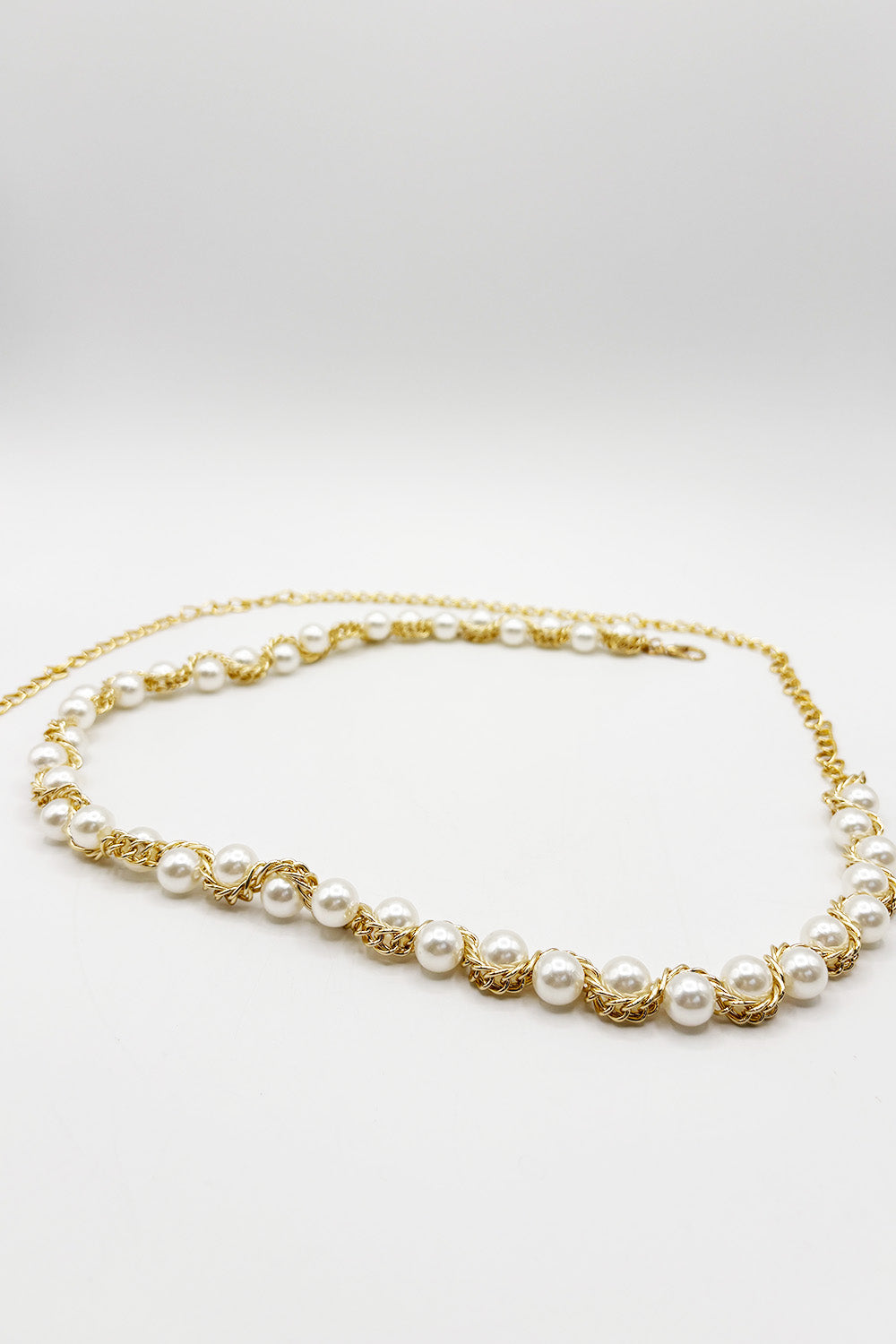 Pearl Waist Chain Belt - svnx