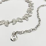 Butterfly Chain Belt In Silver