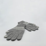 Christmas Gloves In Grey