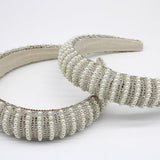 Crystal Gems and Mini Pearls Headband