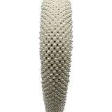 Ivory Pearls and Rhinestone Headband - svnx