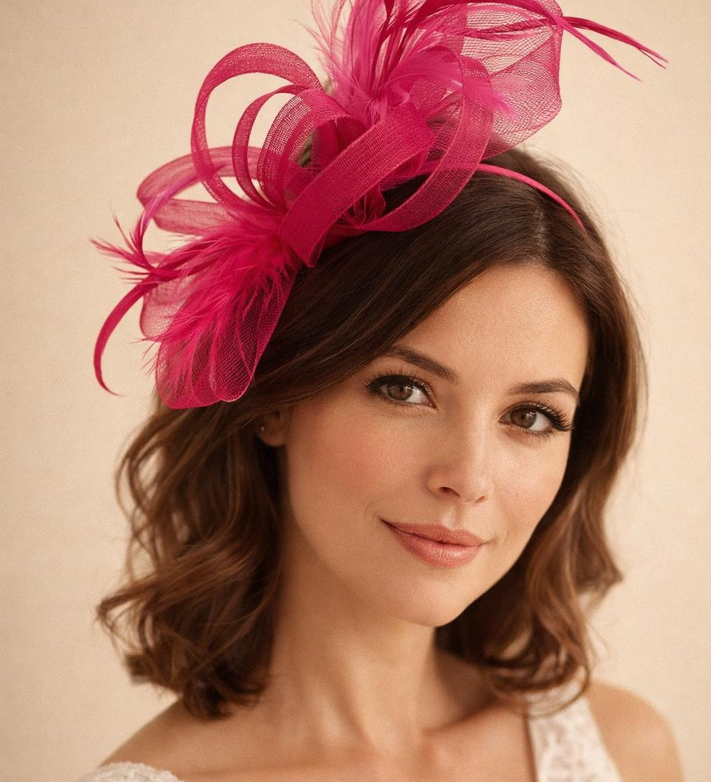Bow Feather Fascinator