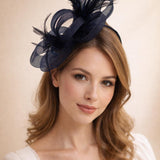 Bow Feather Fascinator
