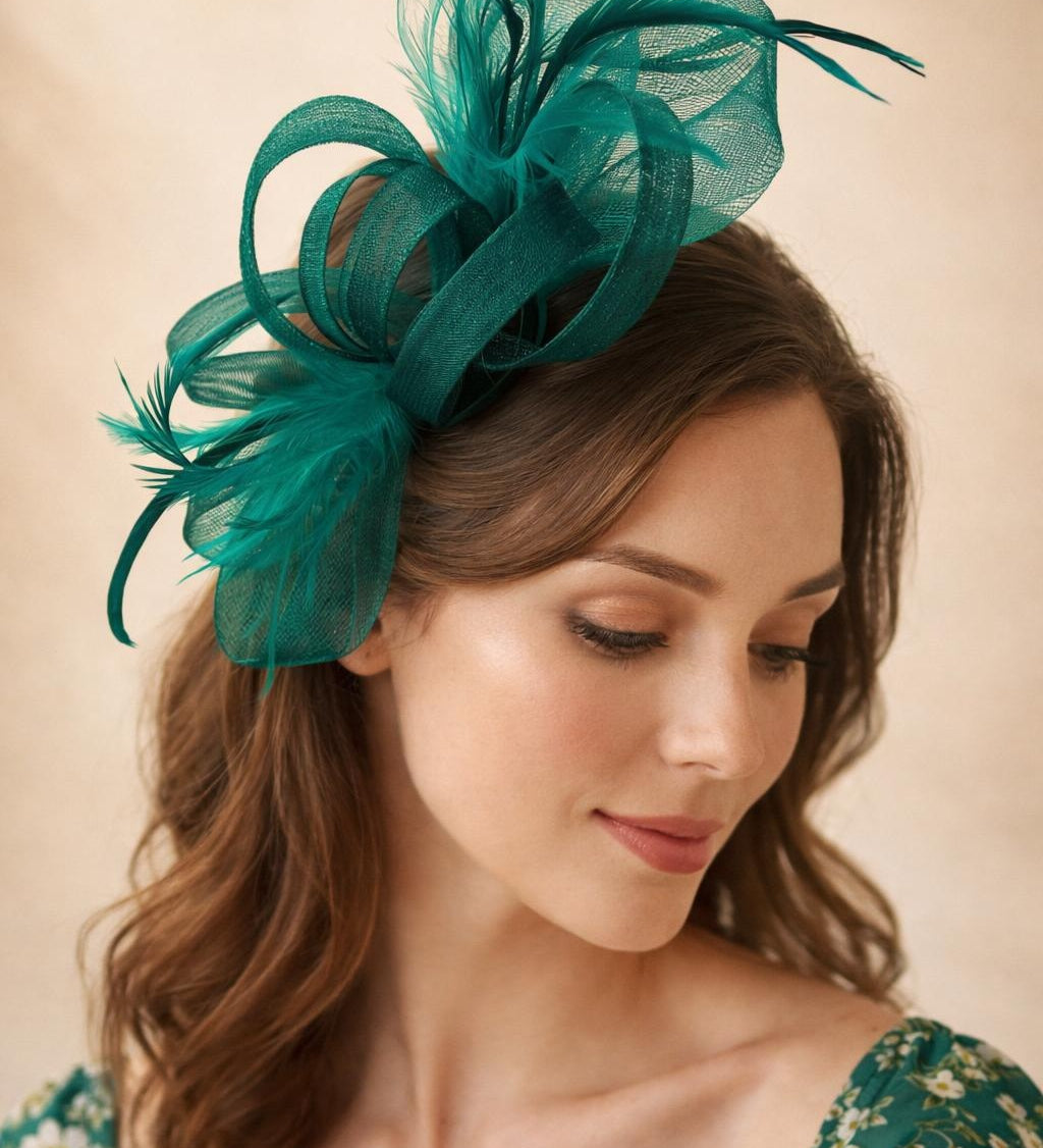 Bow Feather Fascinator