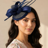 Floral and Bow Fascinator