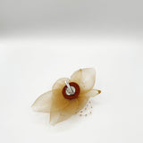 Rosette Fascinator & Brooch in Gold
