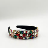 Embellished Crystal Headband In Multi