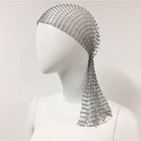 Vintage Rhinestone Net Headwear