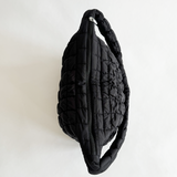 Quilted Holdall Bag In Black