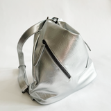 Silver 2-in-1 Shoulder bag And Backpack